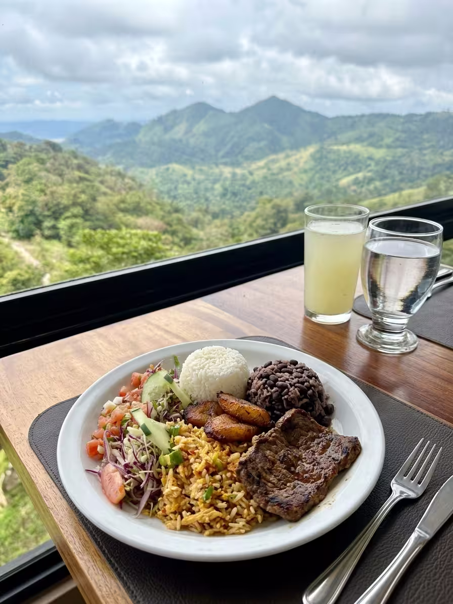 Authentic Costa Rican Lunch Casado