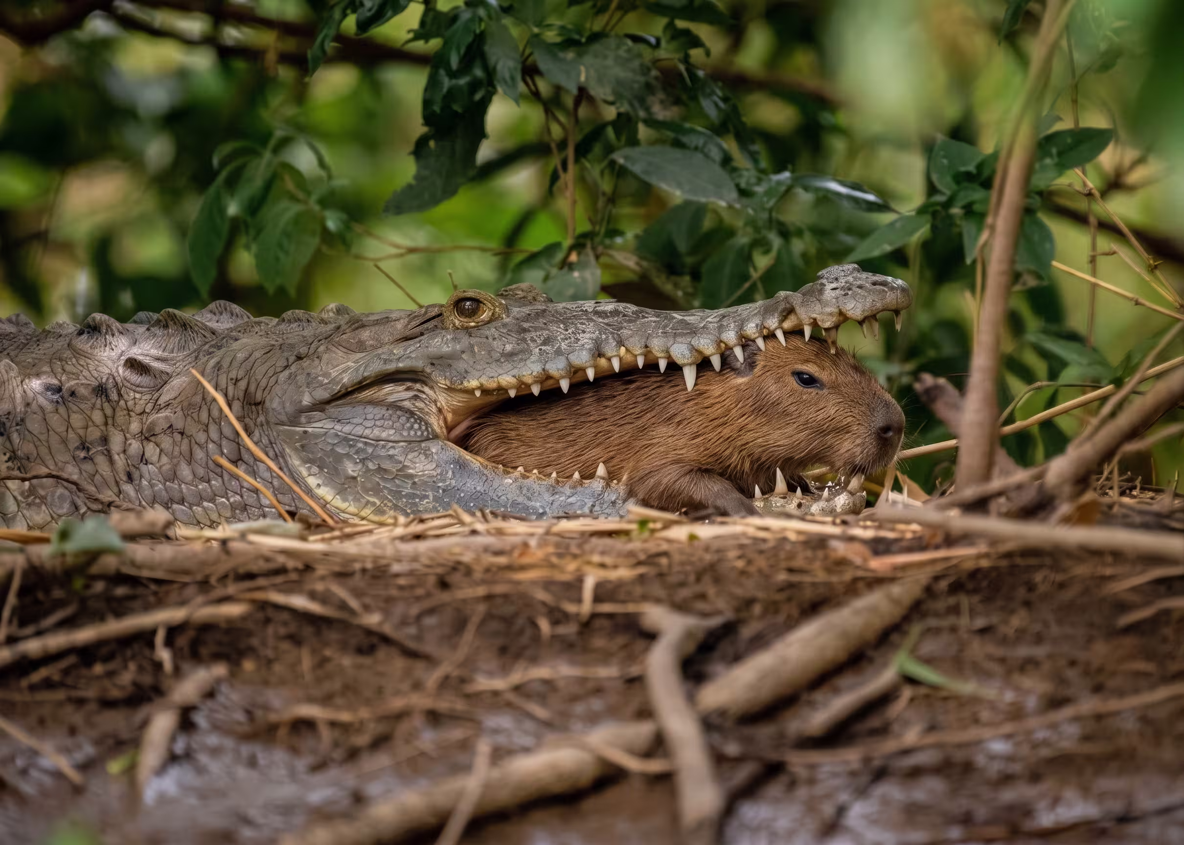 Wildlife in Tropical Nature Reserve Costa Rica