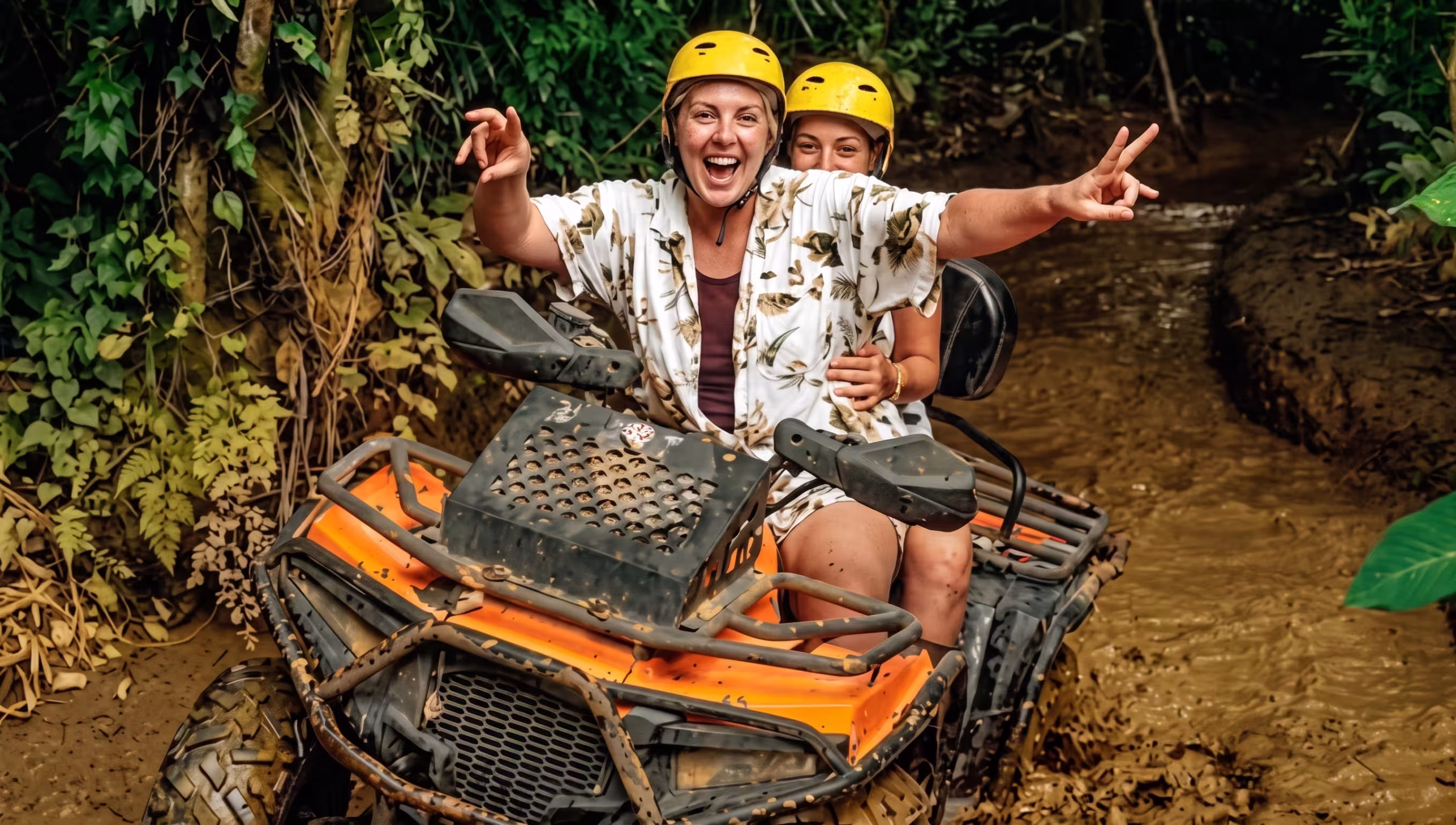 Off-Road ATV Mud Trail Adventure Ride