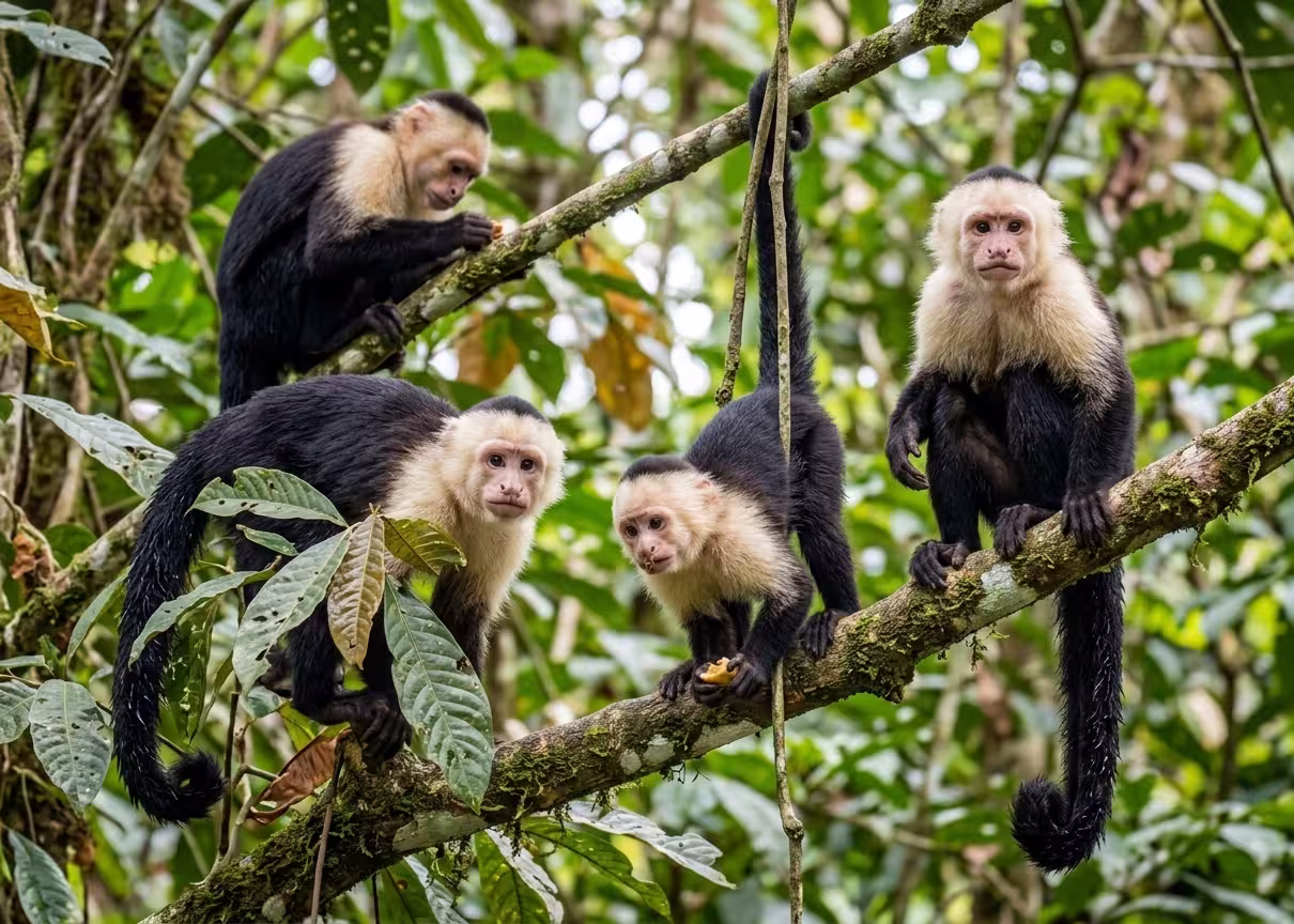 White-faced Capuchin Monkeys Palo Verde
