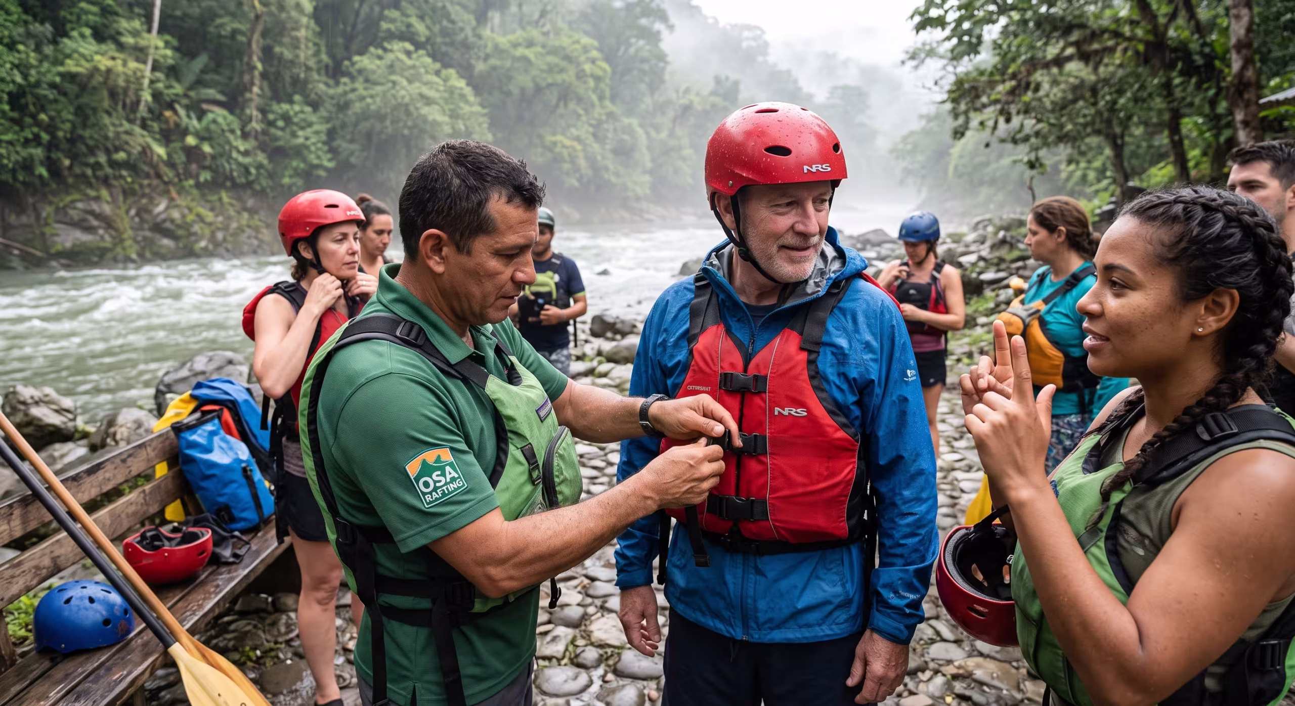 Certified River Guides and Safety Equipment Tenorio Rafting