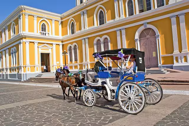 Granada Colonial City Horse Carriage Tour Nicaragua